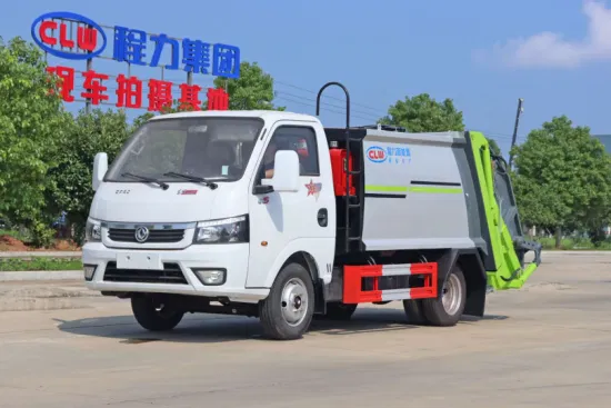 China Marca Recusar Compressão Coleta de Lixo Caminhão de Transporte Eliminação de Transferência de Lixo Reciclagem Gerenciamento de Resíduos Caminhão de Lixo