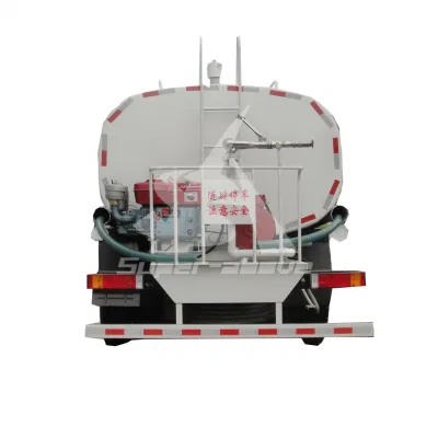 Caminhão de rega de alta qualidade 10cbm veículo de pulverização verde para venda