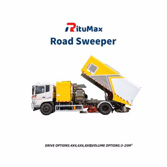 Veículo limpo municipal elétrico do tanque inoxidável automático da vassoura de rua da prevenção de obstáculos