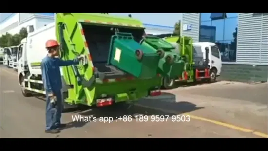 Caminhão de transferência de lixo para coleta de resíduos Dongfeng 6*4