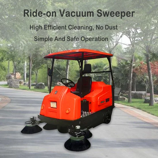 Grande máquina de limpeza Street Road Smart Sweeper